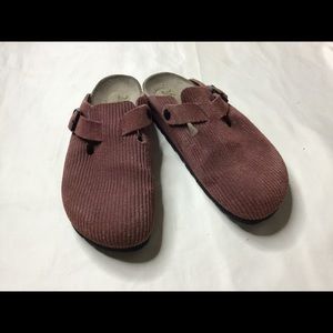 Birkenstock Suede Boston 25th Anniversary Clogs